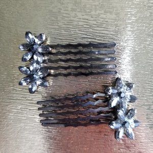 Crystal Hair Combs - set of 2 - I have 2 sets of 2 available